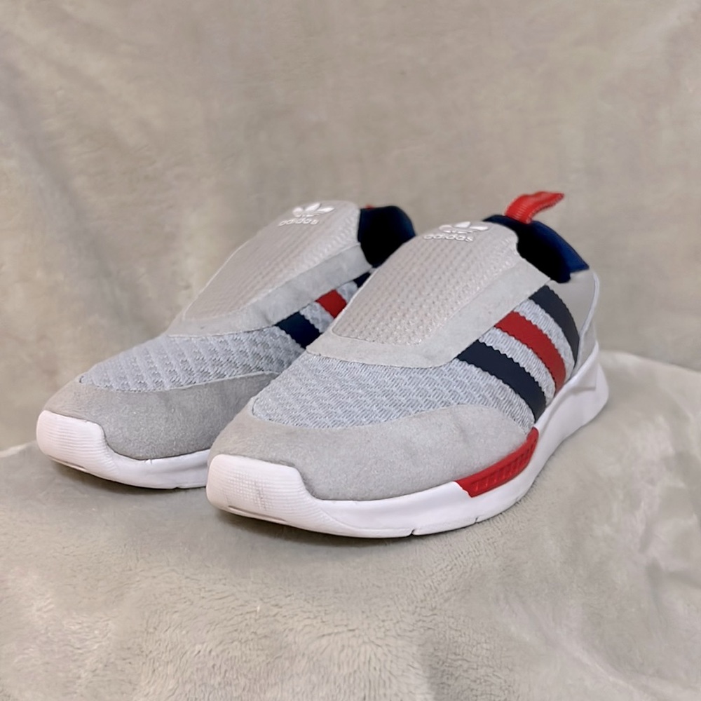 Adidas Boys ZX 360C University Red, Gray + White | Size 13K